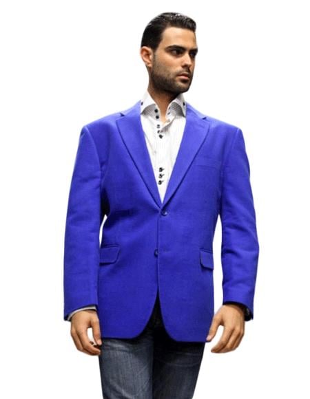 Royal Sport Coat It's One of a Kind For All Occasion Velvet Fabric Jacket mensusa