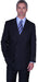 SOILD DARK NAVY DOUBLE BREASTED SUITS SUIT HAND MADE mensusa