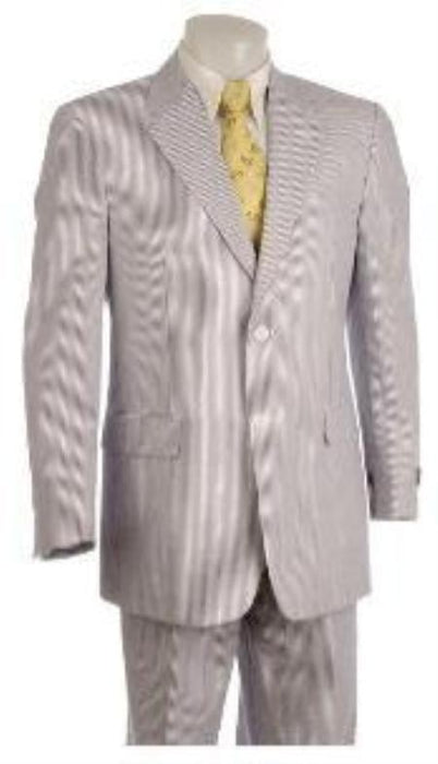 Sear Sucker Suit Two Button Vented Seersucker Sear sucker suit (Jacket + Pants) Available in Men's and Boys size Perfect for toddler Suit wedding attire outfits mensusa