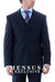 Simple & Classy Stunning Dark Navy Blue Suit For Men 3 Pieces Vested Men's Suits in 2 Buttons Style Navy Blue (HFD973) mensusa