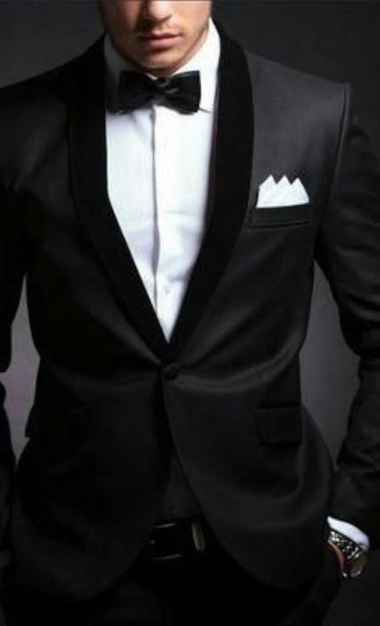 Men's Velvet Suit Lapel Suit