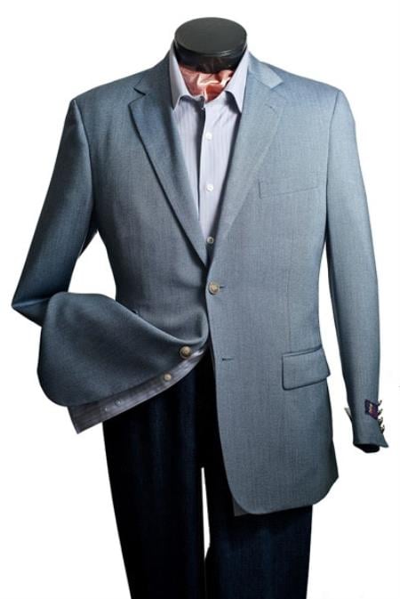 Men's Cheap Priced Designer Fashion Dress Casual Blazer For Men On Sale Blazer - Steel Blue