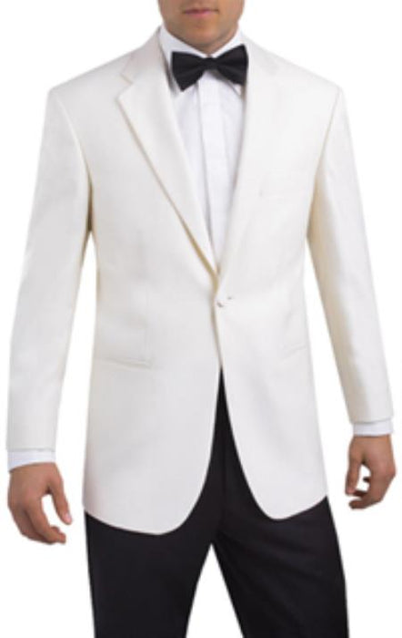 Single Button, 2 piece White Fashion Tuxedo For Men