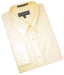 Solid Champagne Cotton Blend With Convertible Cuffs Men's Dress Shirt mensusa