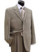 Taup/Tan ~ Beige Super 100'S Business Discounted Cheap Priced Business Suits Clearance Sale Available In 2 Or 3 Buttons Style Regular Classic Cut - mensusa