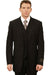 Trueran-Viscose Men's Classic affordable Cheap Priced Business Suits Clearance Sale online sale - Black mensusa