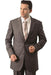 Trueran-Viscose Men's Grey Classic affordable Cheap Priced Business Suits Clearance Sale online sale mensusa