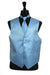 Tuxedo Vest - Wedding Vest Light Blue Welt pocket styling Waist coat Tie Set - Men's Neck Ties - Mens Dress Tie - Trendy Mens Ties mensusa