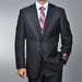 Tweed 3 Piece Suit - Tweed Wedding Suit Mens Black Herringbone Tweed 2-button Suit mensusa