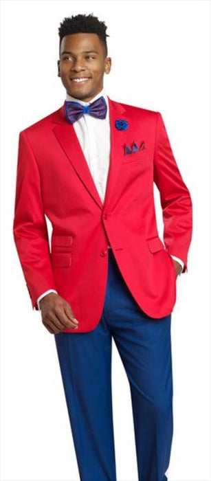 Men's Red 2 Button 2 Piece Cheap Priced Men's Wholesale BlazerJacket For Men