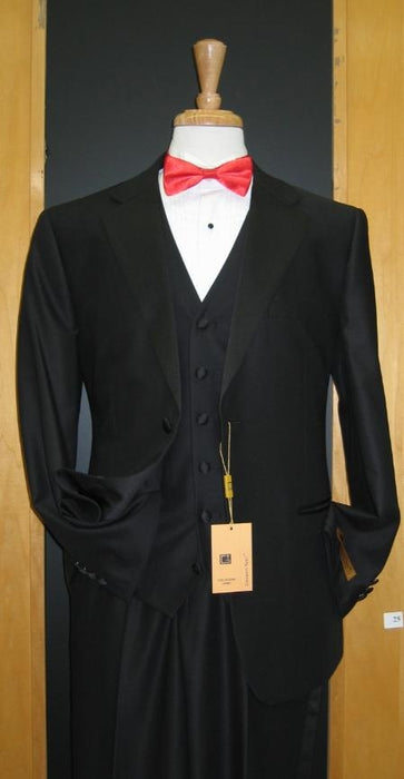 Two Button Three Piece Flat Front Tuxedo mensusa