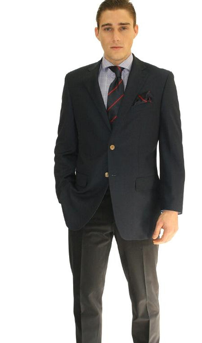 Men's 2 Button Navy Sport Jacket Cheap Priced Unique Fashion Designer Men's Dress Men's Wholesale Blazer Sale