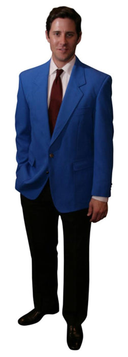 Single Breasted 2 Button Solid Royal Cheap Priced Unique Fashion Designer Men's Dress blazers Sale