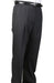 Unhemmed Unfinished Bottom Charcoal Pleated Pants Lined Trousers mensusa