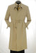 VINTC 482AFZ All Weather Men's Dress Coat Full Length Trench Coat ~ Rain Coat Khaki ~ Tan ~ Beige Long Style mensusa