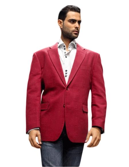 Velvet Blazer - Mens Velvet Jacket Sport Coat It's One of a Kind For All Occasion Winish Burgundy ~ Maroon Suit ~ Win Jacket mensusa