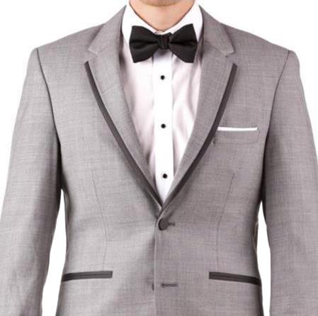 Call if not Text or Whatsup 3104300939 To Setup The Group - Call: 3104300939 Buy Online Instead of Rental Slim Fit Groom & Groomsmen Suits Wedding Suits & Tuxedo Online + Light Gray + Free Shirt & Tie