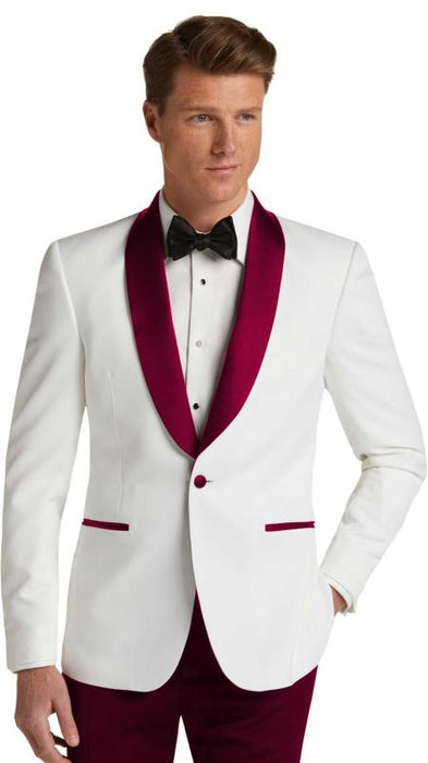 Mens Burgundy Slim Fit Tuxedo Dinner Jacket Burgundy Tuxedo