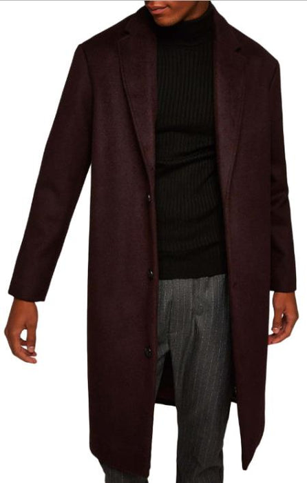 Men's Burgundy ~ Wine ~ Maroon Overcoats