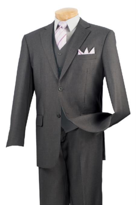 Big And Tall Suit Plus Size Men's Suits For Big Guys Dark Gray