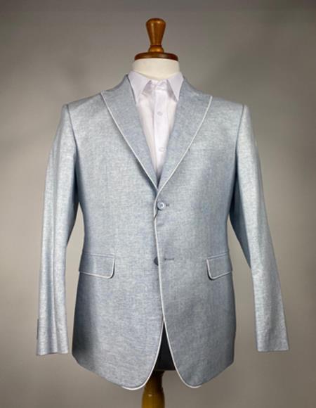 Mens-Gray-Wool-Sportcoat