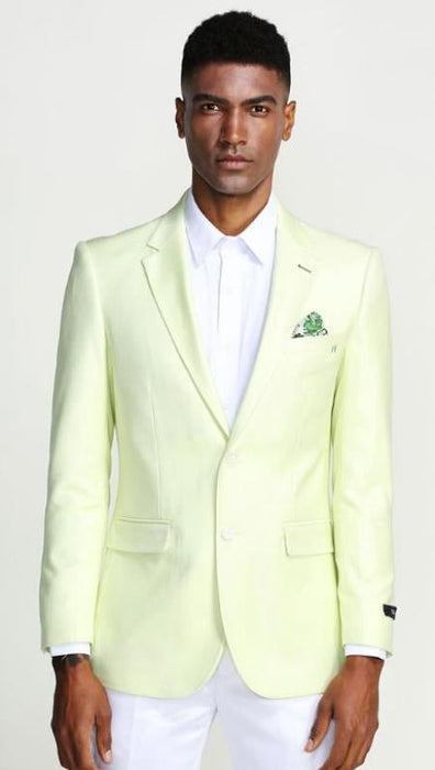 Mint Green Blazer - Light Green Blazer For Men