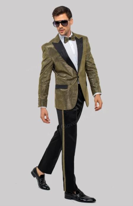 Gold Suit - Gold Tuxedo