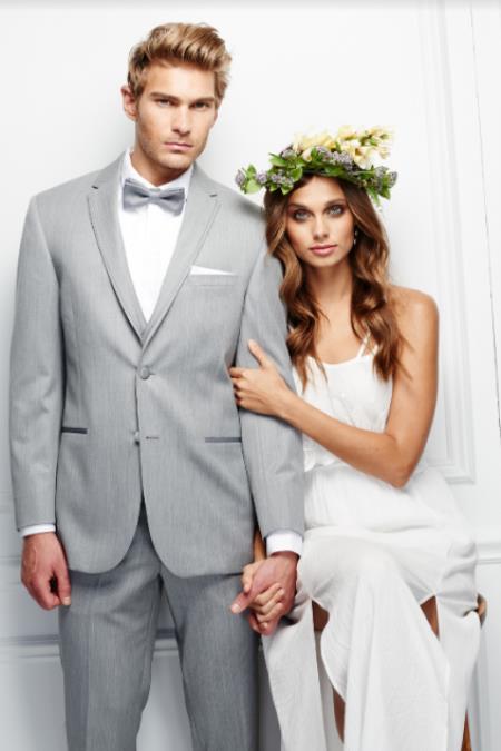 Gray Groom Suit