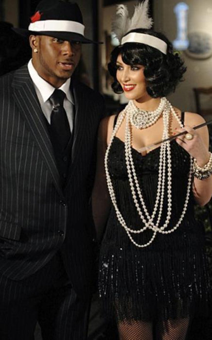 Harlem Nights Costumes - Suit + Hat + Shirt and Tie