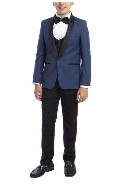 Designer Boys Suit - Indigo Kids Suit - Children Suit