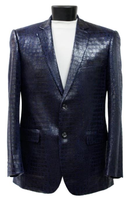 Crocodile Blazer - Alligator Print Sportcoat - Gator Jacket