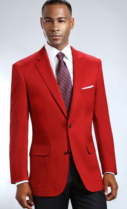 Mens Blazer Red