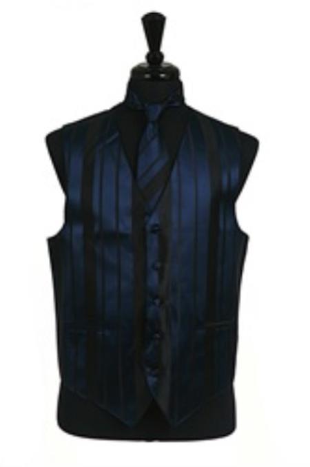 Mens Dark Blue Vest