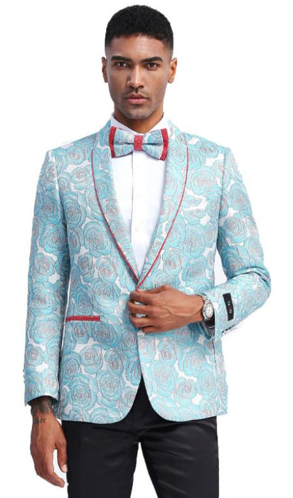 Baby Blue Tuxedo - Sky Blue Dinner Jacket