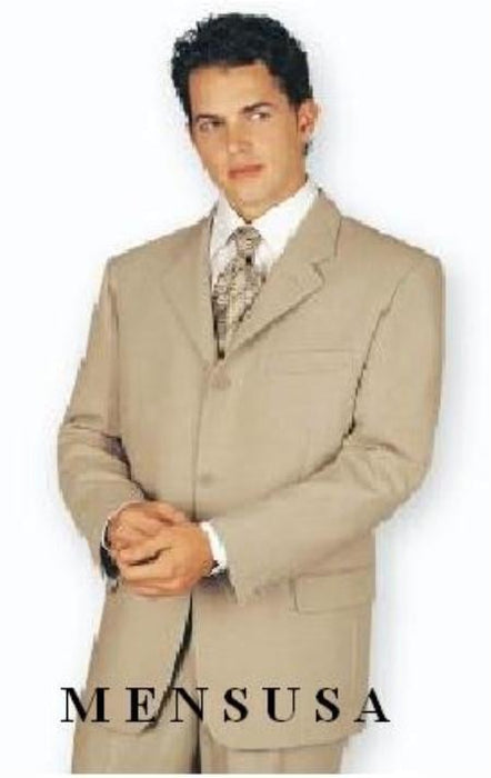 Mens Khaki Suit