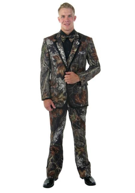 Camo Tuxedo - Camouflage Tuxedo - Camo Wedding Suit