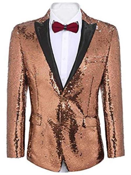 Big and Tall Mens Tuxedos - Rose Gold Tuxedo