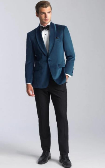 Velvet Blazers - Velvet Tuxedos - Mens Blazers - Shawl Collar Dinner Jacket