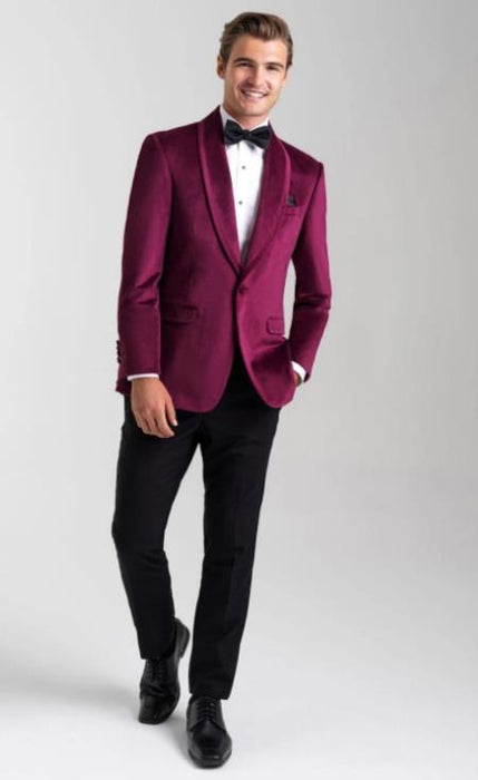 Velvet Blazers - Velvet Tuxedos - Mens Blazers - Shawl Collar Dinner Jacket