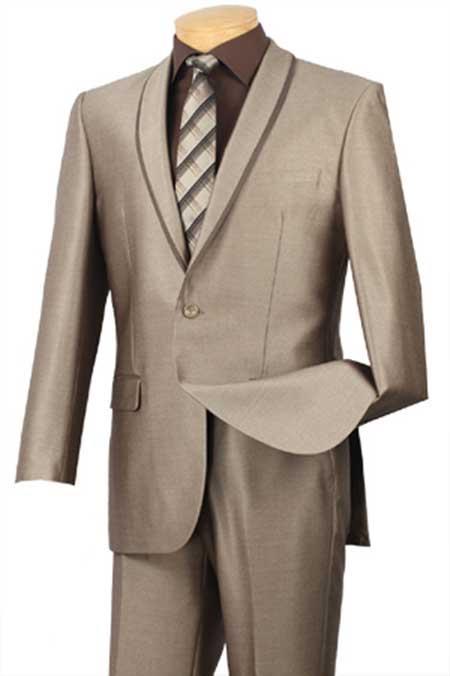 Beige Tuxedo - Tan Wedding Suit