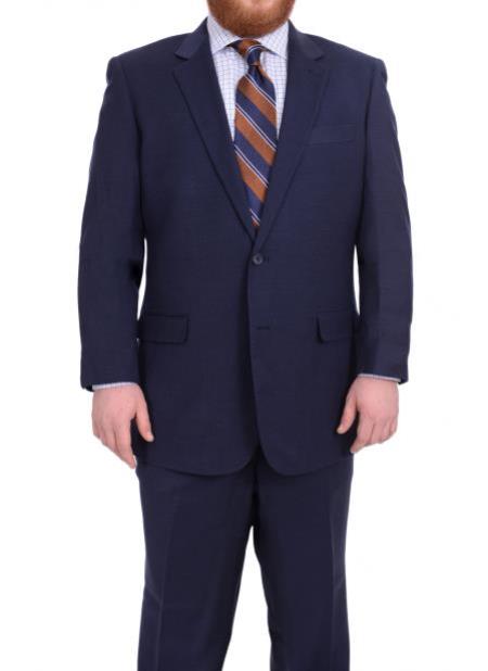 Suits For Big Belly Navy Blue