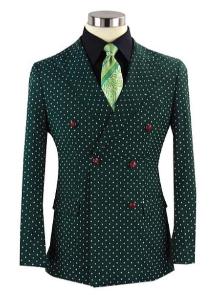 Mens Polka Dot Blazers