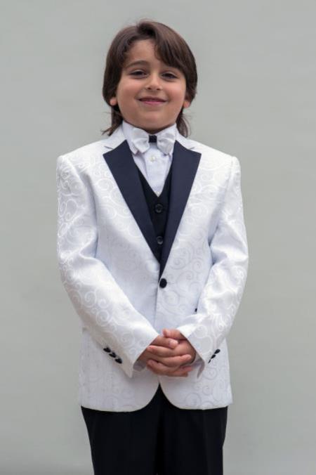 Boys Tuxedo + Boys White Suit