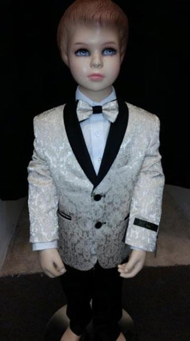 Boys Tuxedo + Boys Cream Suit