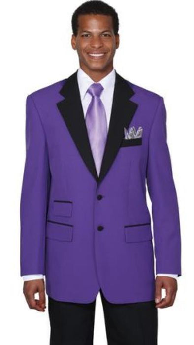 Mens Purple Tuxedo With Pants and Bowtie Package