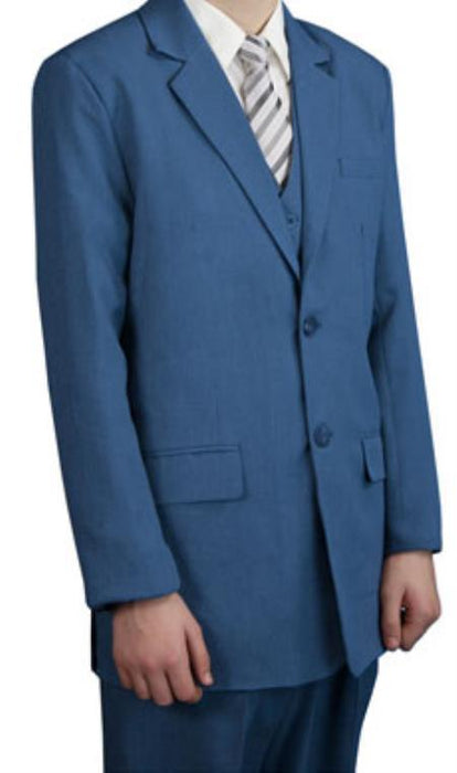 Mens Ice Blue Suit