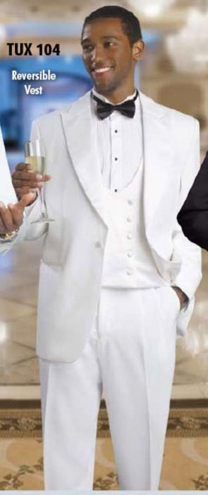 White Groom Tuxedo