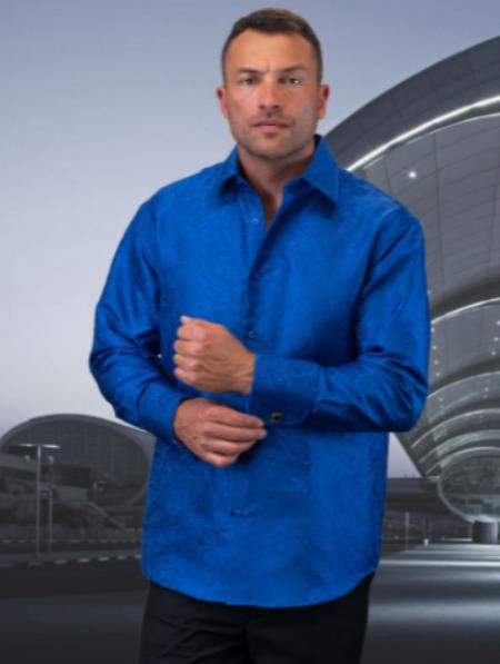 Mens Club Shirt - Shiny Sateen Shirt