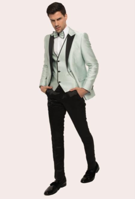 Mint Green Tuxedo - Sage Green Tuxedo