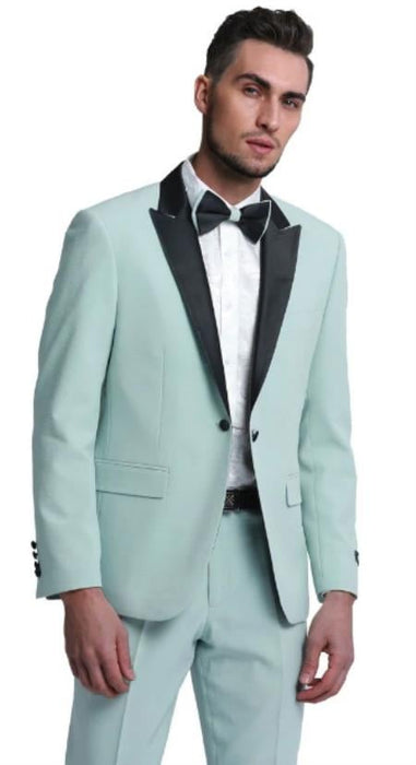 Mint Green Tuxedo - Sage Green Tuxedo - Vested Suit